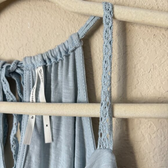 By Anthropologie Flirty V-Neck Asymmetrical Peasant Boho - Picture 8 of 15